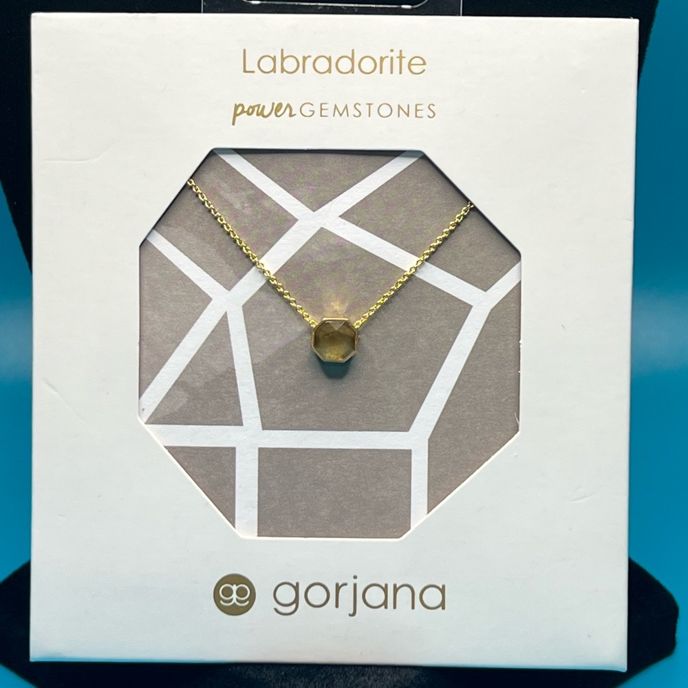 Gorjana power gemstone necklace - Labradorite - NWT